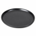 Plat ovale 30 cm en céramique noir - service de table minimaliste